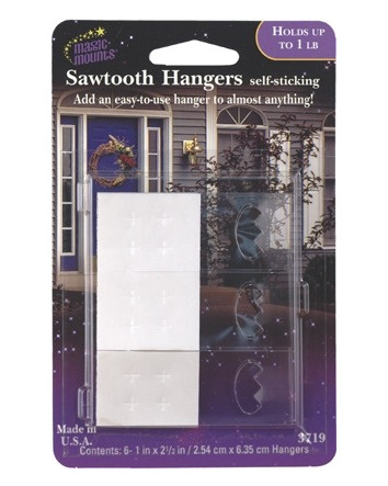 SAWTOOTH HANGERS 6PK