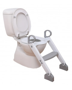 Step-Up Toilet Topper - Grey/White